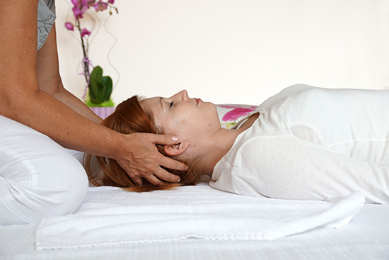 Shiatsu Behandlung Nacken